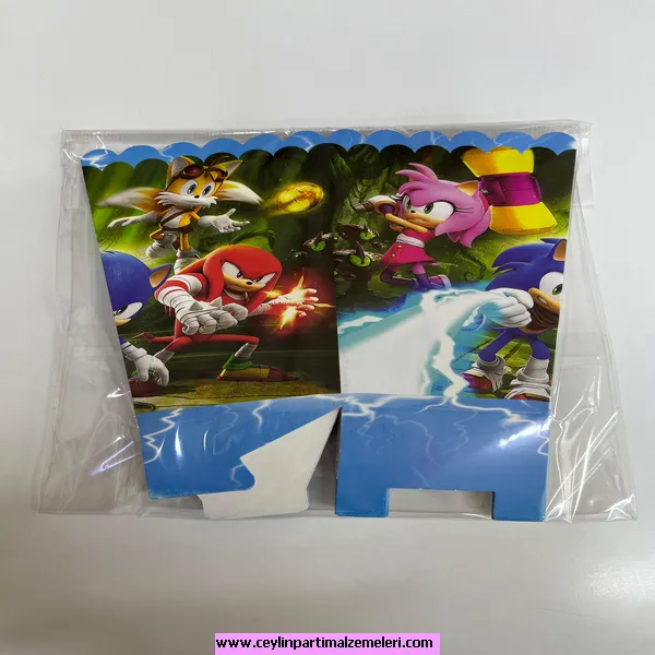 Sonic Temalı Popcorn Kutusu